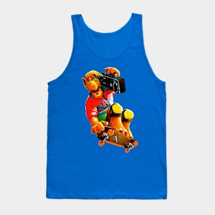 Alf- Skateboarding Retro 80's Style Tank Top